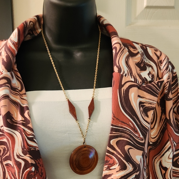 New Marble Design Open Front Plus Size  Blazer Jacket - Picture 11 of 11